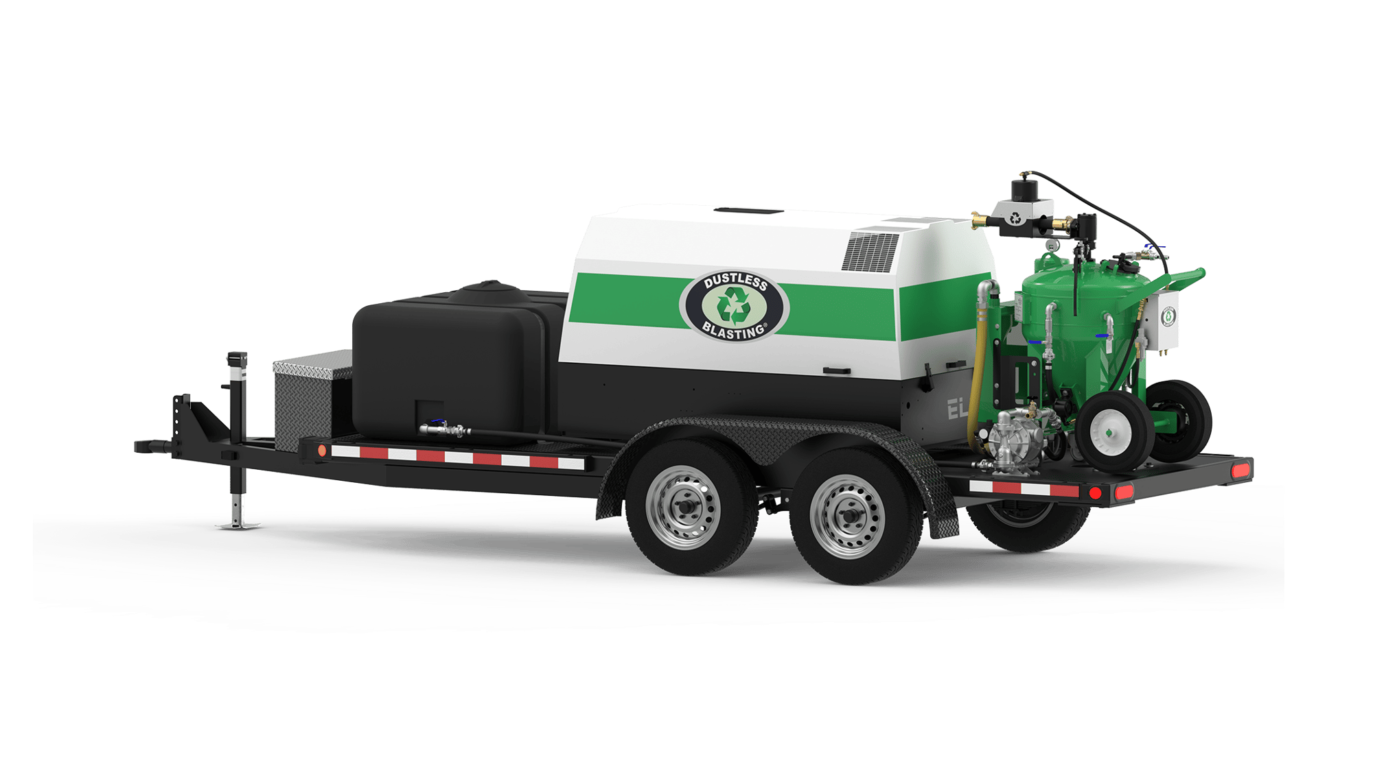 Dustless Blasting's DB500 Mobile S trailer